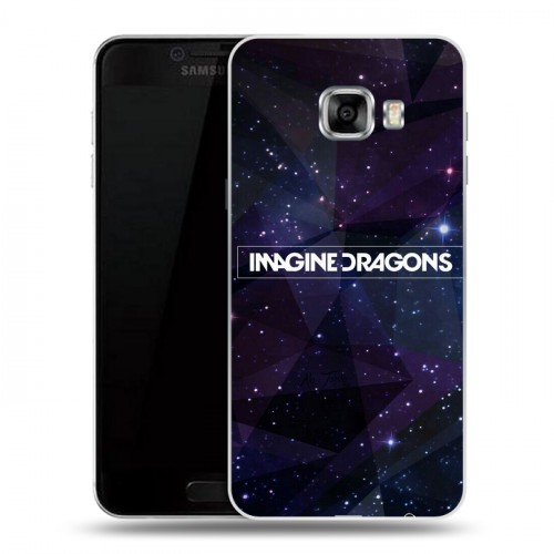 Дизайнерский пластиковый чехол для Samsung Galaxy C5 imagine dragons