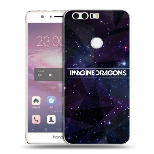 Дизайнерский пластиковый чехол для Huawei Honor 8 imagine dragons