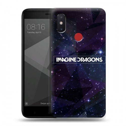 Дизайнерский пластиковый чехол для Xiaomi Mi8 SE imagine dragons