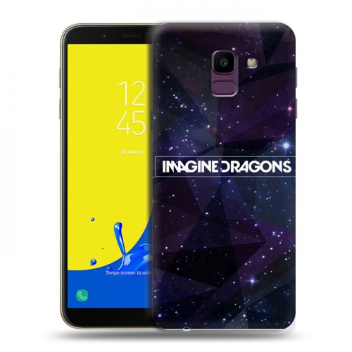 Дизайнерский пластиковый чехол для Samsung Galaxy J6 imagine dragons