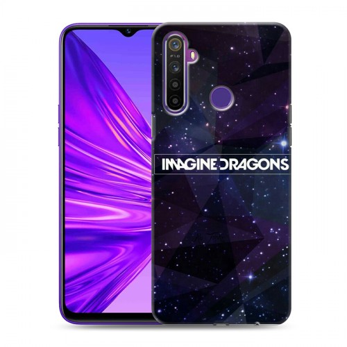 Дизайнерский силиконовый чехол для Realme 5 imagine dragons