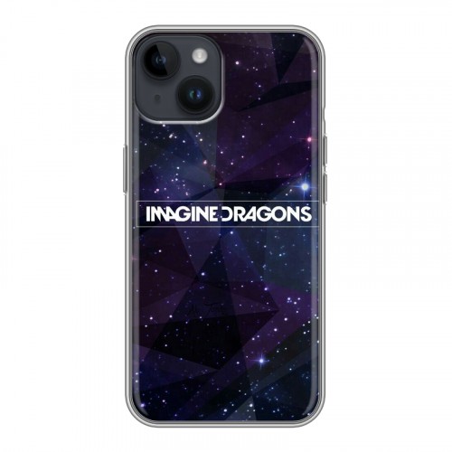 Дизайнерский пластиковый чехол для Iphone 14 imagine dragons