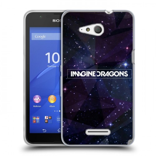 Дизайнерский пластиковый чехол для Sony Xperia E4g imagine dragons