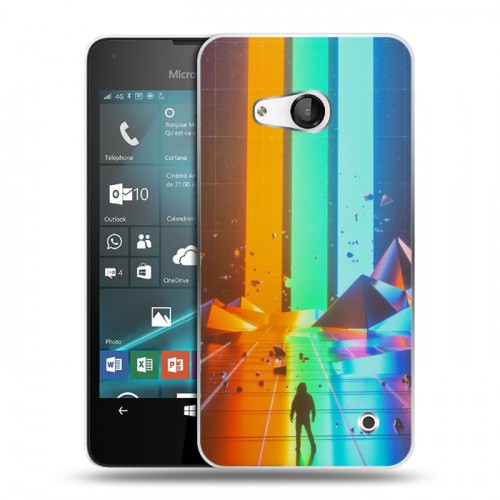 Дизайнерский пластиковый чехол для Microsoft Lumia 550 imagine dragons