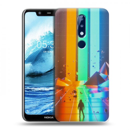 Дизайнерский силиконовый чехол для Nokia 5.1 Plus imagine dragons