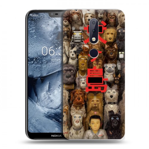 Дизайнерский пластиковый чехол для Nokia 6.1 Plus Остров Собак