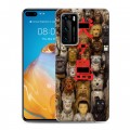 Дизайнерский силиконовый с усиленными углами чехол для Huawei P40 Остров Собак