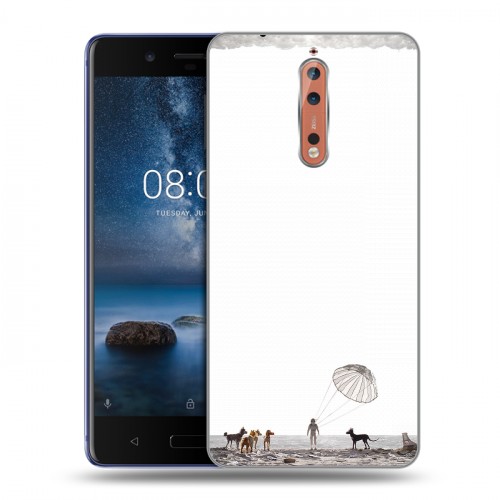 Дизайнерский пластиковый чехол для Nokia 8 Остров Собак