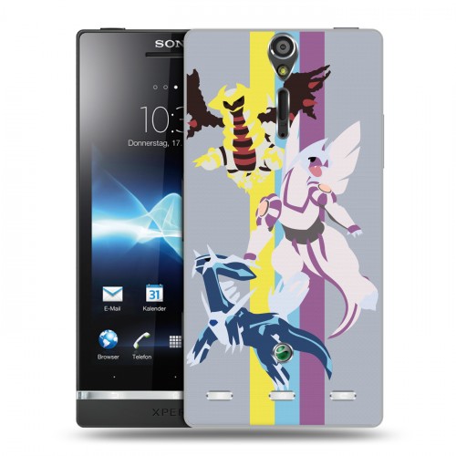 Дизайнерский пластиковый чехол для Sony Xperia S Покемоны