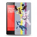 Дизайнерский силиконовый чехол для Xiaomi RedMi Note Покемоны