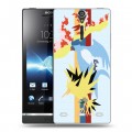 Дизайнерский пластиковый чехол для Sony Xperia S Покемоны