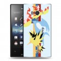 Дизайнерский пластиковый чехол для Sony Xperia acro S Покемоны