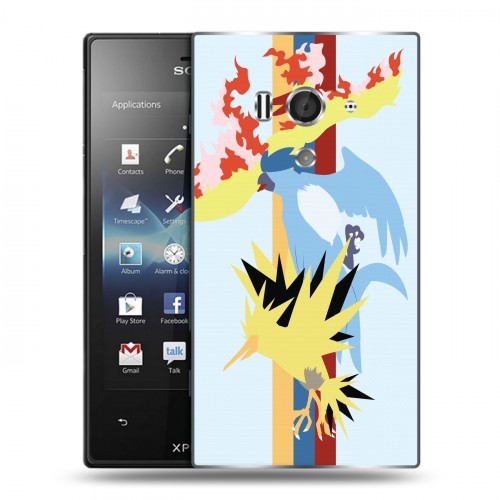 Дизайнерский пластиковый чехол для Sony Xperia acro S Покемоны