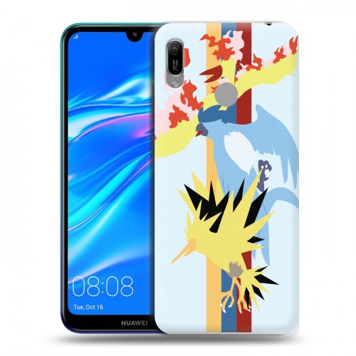 Дизайнерский пластиковый чехол для Huawei Y6 (2019) Покемоны