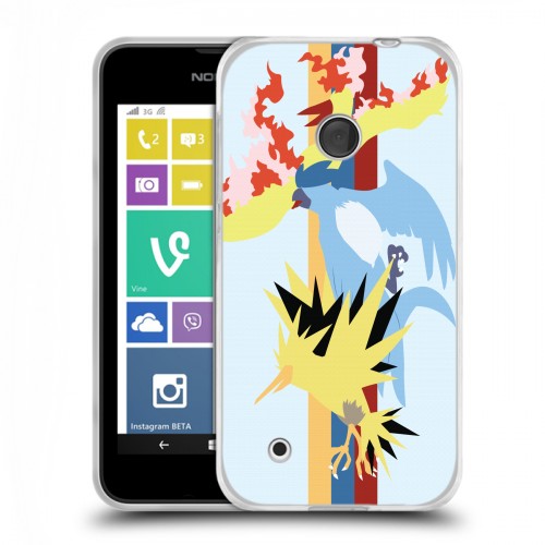 Дизайнерский пластиковый чехол для Nokia Lumia 530 Покемоны