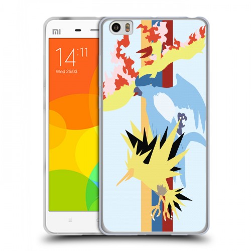 Дизайнерский силиконовый чехол для Xiaomi Mi Note Покемоны