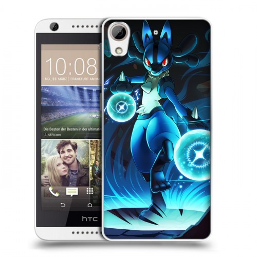 Дизайнерский силиконовый чехол для HTC Desire 626 Покемоны