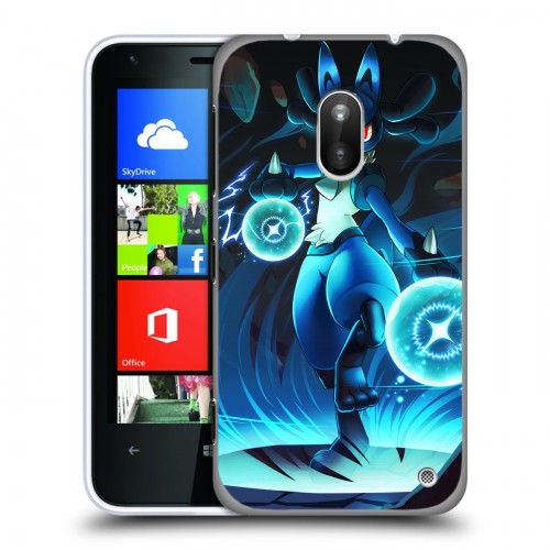 Дизайнерский пластиковый чехол для Nokia Lumia 620 Покемоны