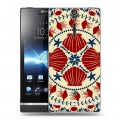 Дизайнерский пластиковый чехол для Sony Xperia S Непальская мандала