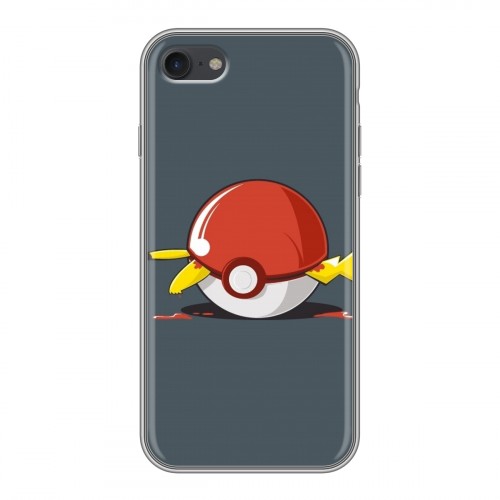 Дизайнерский силиконовый чехол для Iphone 7 Покемоны