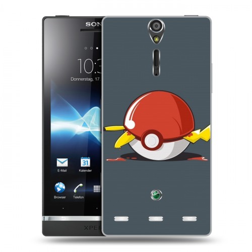 Дизайнерский пластиковый чехол для Sony Xperia S Покемоны