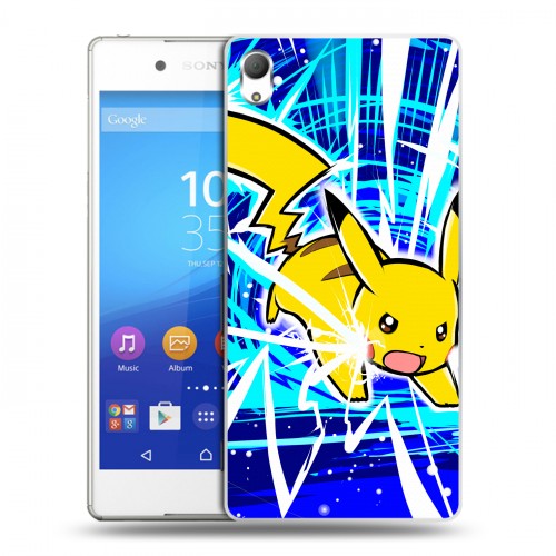 Дизайнерский пластиковый чехол для Sony Xperia Z3+ Покемоны