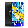 Дизайнерский пластиковый чехол для Sony Xperia XZs Покемоны