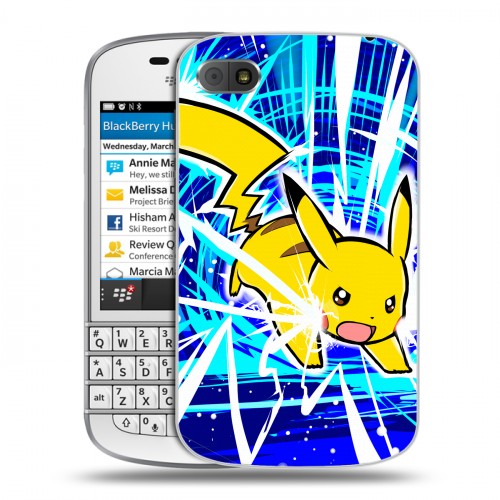 Дизайнерский пластиковый чехол для BlackBerry Q10 Покемоны