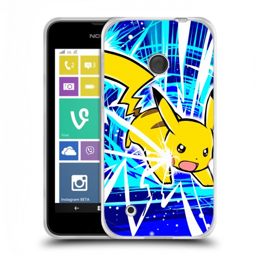 Дизайнерский пластиковый чехол для Nokia Lumia 530 Покемоны