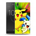 Дизайнерский пластиковый чехол для Sony Xperia L1 Покемоны