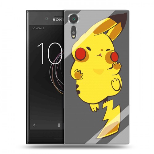 Дизайнерский пластиковый чехол для Sony Xperia XZs Покемоны