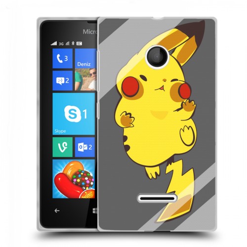 Дизайнерский пластиковый чехол для Microsoft Lumia 435 Покемоны