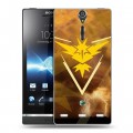 Дизайнерский пластиковый чехол для Sony Xperia S Покемоны