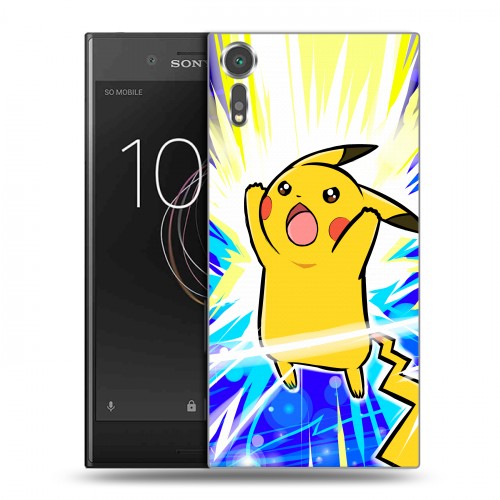 Дизайнерский пластиковый чехол для Sony Xperia XZs Покемоны