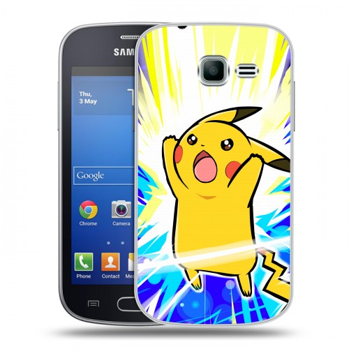 Дизайнерский пластиковый чехол для Samsung Galaxy Trend Lite Покемоны