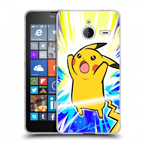 Дизайнерский пластиковый чехол для Microsoft Lumia 640 XL Покемоны
