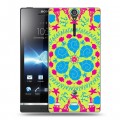 Дизайнерский пластиковый чехол для Sony Xperia S Непальская мандала