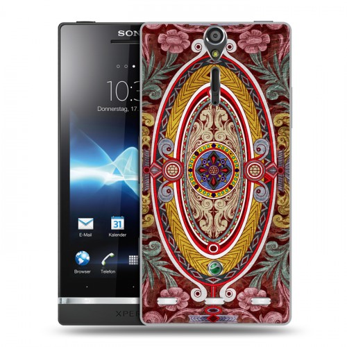 Дизайнерский пластиковый чехол для Sony Xperia S Непальская мандала