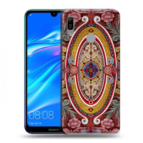 Дизайнерский пластиковый чехол для Huawei Y6 (2019) Непальская мандала