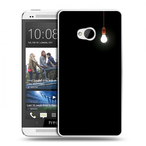 Дизайнерский пластиковый чехол для HTC One (M7) Dual SIM креатив дизайн