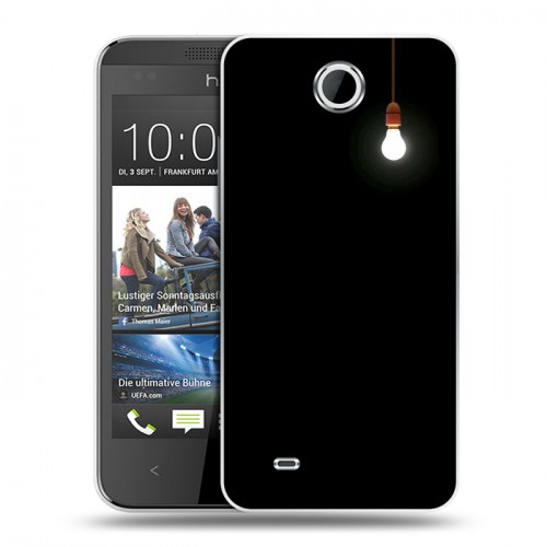 Дизайнерский пластиковый чехол для HTC Desire 300 креатив дизайн