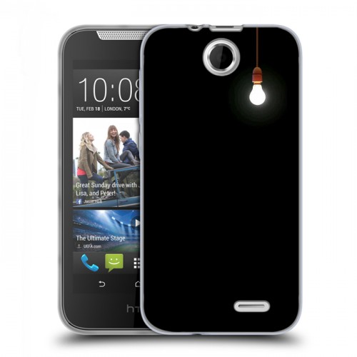 Дизайнерский силиконовый чехол для HTC Desire 310 креатив дизайн