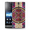 Дизайнерский пластиковый чехол для Sony Xperia S Непальская мандала