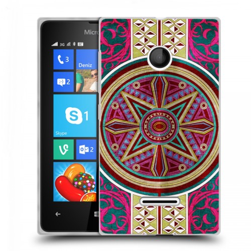 Дизайнерский пластиковый чехол для Microsoft Lumia 435 Непальская мандала