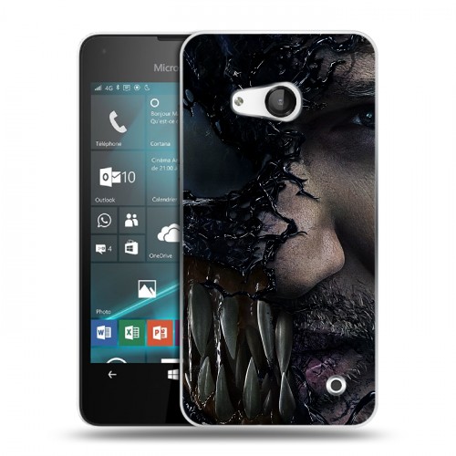Дизайнерский пластиковый чехол для Microsoft Lumia 550 Веном (2018)