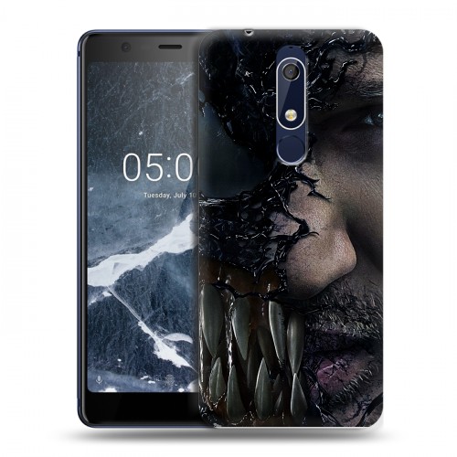 Дизайнерский пластиковый чехол для Nokia 5.1 Веном (2018)