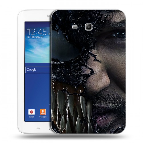 Дизайнерский силиконовый чехол для Samsung Galaxy Tab 3 Lite Веном (2018)
