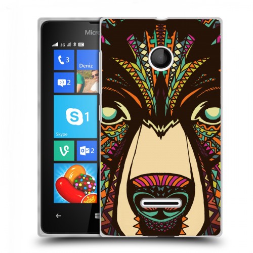 Дизайнерский пластиковый чехол для Microsoft Lumia 435 Животные ацтеков