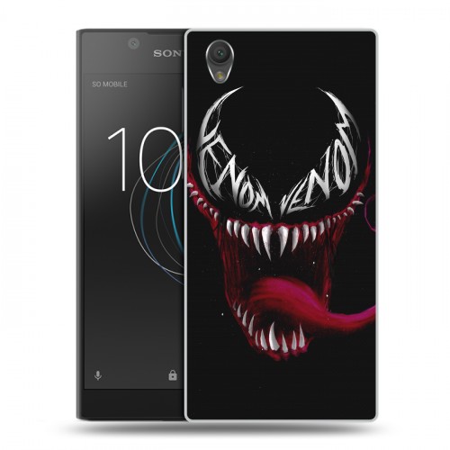 Дизайнерский пластиковый чехол для Sony Xperia L1 Веном (2018)