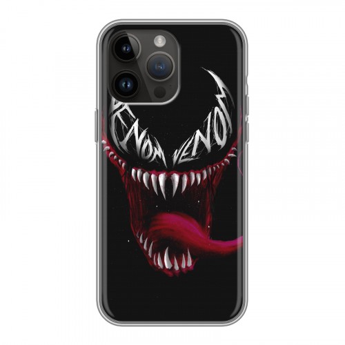 Дизайнерский силиконовый чехол для Iphone 14 Pro Max Веном (2018)